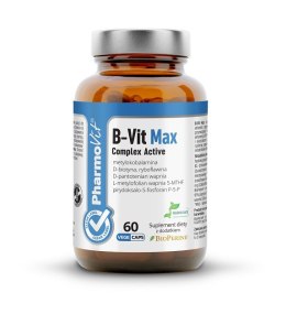 WITAMINA B COMPLEX BEZGLUTENOWA 60 KAPSUŁEK - PHARMOVIT (CLEAN LABEL) PHARMOVIT (suplementy diety)