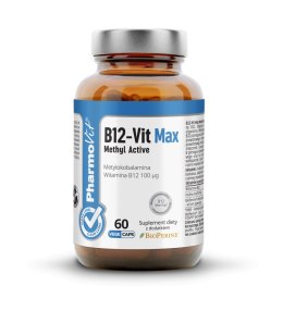 WITAMINA B12 (100 µg) BEZGLUTENOWA 60 KAPSUŁEK - PHARMOVIT (CLEAN LABEL) PHARMOVIT (suplementy diety)
