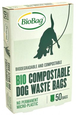 WORKI NA PSIE ODCHODY 50 szt. (KOMPOSTOWALNE I BIODEGRADOWALNE) - BIOBAG BIOBAG (worki na odpady)