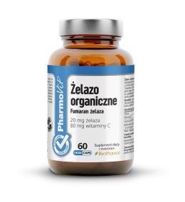 ŻELAZO (20 mg) BEZGLUTENOWE 60 KAPSUŁEK - PHARMOVIT (CLEAN LABEL) PHARMOVIT (suplementy diety)