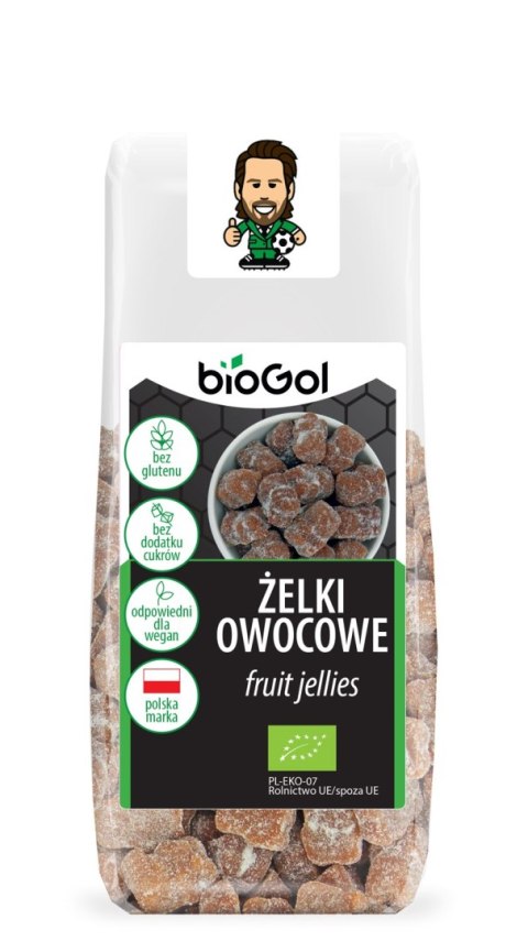 ŻELKI OWOCOWE BEZ ŻELATYNY BEZGLUTENOWE BIO 90 g - BIOGOL BIOGOL (produkty śniadaniowe, przekąski bez cukru) ŻELKI OWOCOWE BEZ ŻELATYNY BEZGLUTENOWE BIO 90 g - BIOGOL BIOGOL (produkty śniadaniowe, przekąski bez cukru)