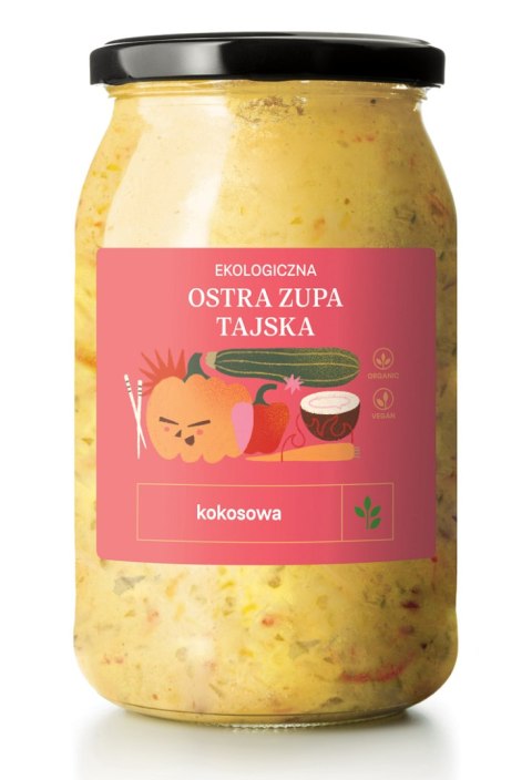 ZUPA TAJSKA OSTRA KOKOSOWA BIO 900 ml - DELIKATNA DELIKATNA (kombucha, kimchi, zakwas) ZUPA TAJSKA OSTRA KOKOSOWA BIO 900 ml - DELIKATNA DELIKATNA (kombucha, kimchi, zakwas)