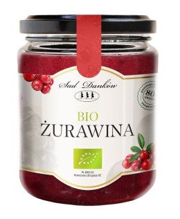 ŻURAWINA Z CUKREM TRZCINOWYM BIO 260 g - SAD DANKÓW SAD DANKÓW (przetwory owocowe)