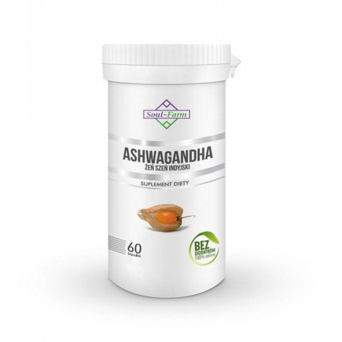 ASHWAGANDHA EKSTRAKT (500 mg) 60 KAPSUŁEK - SOUL FARM SOUL FARM (witaminy i ekstrakty) ASHWAGANDHA EKSTRAKT (500 mg) 60 KAPSUŁEK - SOUL FARM SOUL FARM (witaminy i ekstrakty)