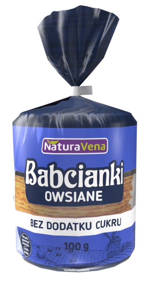 BABCIANKI OWSIANE BEZ DODATKU CUKRÓW 100 g - NATURAVENA NATURAVENA BABCIANKI OWSIANE BEZ DODATKU CUKRÓW 100 g - NATURAVENA NATURAVENA