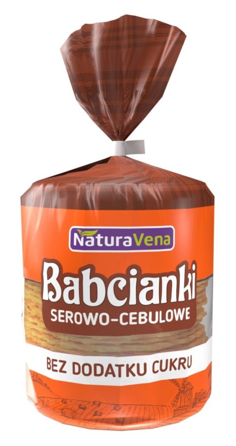 BABCIANKI SEROWO-CEBULOWE BEZ DODATKU CUKRÓW 110 g - NATURAVENA NATURAVENA BABCIANKI SEROWO-CEBULOWE BEZ DODATKU CUKRÓW 110 g - NATURAVENA NATURAVENA