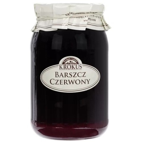 BARSZCZ CZERWONY BEZGLUTENOWY 830 ml - KROKUS KROKUS (przetwory owocowe i warzywne) BARSZCZ CZERWONY BEZGLUTENOWY 830 ml - KROKUS KROKUS (przetwory owocowe i warzywne)