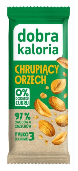 BATON DAKTYLOWY CHRUPIĄCY ORZECH BEZ DODATKU CUKRÓW 35 g - DOBRA KALORIA DOBRA KALORIA (batony, produkty śniad. i wege)