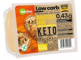BUŁECZKI MINI Z SEZAMEM O OBNIŻONEJ ILOŚCI WĘGLOWODANÓW BEZGLUTENOWE KETO (4 szt.) 100 g - BALVITEN BALVITEN (chleby, mieszanki do wypieku)