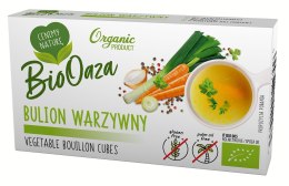 BULION - KOSTKI WARZYWNE BEZ DODATKU CUKRÓW BEZGLUTENOWE BIO (6 x 11 g) 66 g - BIOOAZA BIOOAZA (kostki rosołowe, buliony)