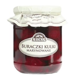 BURACZKI MARYNOWANE KULKI 470 g (300 g) - KROKUS KROKUS (przetwory owocowe i warzywne)