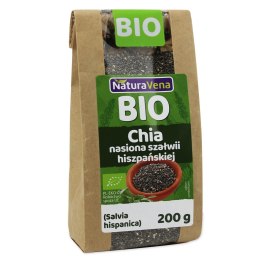 CHIA - NASIONA SZAŁWII HISZPAŃSKIEJ BIO 200 g - NATURAVENA NATURAVENA BIO