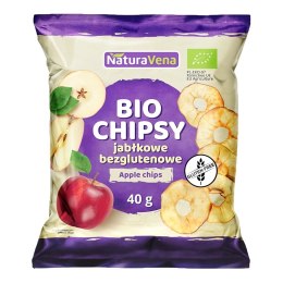 CHIPSY JABŁKOWE BEZGLUTENOWE BIO 40 g - NATURAVENA NATURAVENA BIO