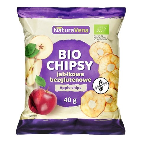 CHIPSY JABŁKOWE BEZGLUTENOWE BIO 40 g - NATURAVENA NATURAVENA BIO CHIPSY JABŁKOWE BEZGLUTENOWE BIO 40 g - NATURAVENA NATURAVENA BIO