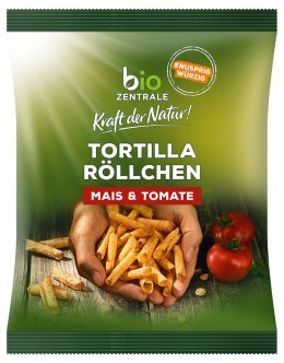 CHIPSY TORTILLA RURKA POMIDOROWE BEZGLUTENOWE BIO 125 g - BIO ZENTRALE BIO ZENTRALE (produkty spożywcze)