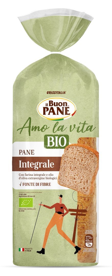 CHLEB TOSTOWY PEŁNOZIARNISTY KROJONY BIO 400 g - IL BUON PANE IL BUON PANE (chleby tostowe) CHLEB TOSTOWY PEŁNOZIARNISTY KROJONY BIO 400 g - IL BUON PANE IL BUON PANE (chleby tostowe)