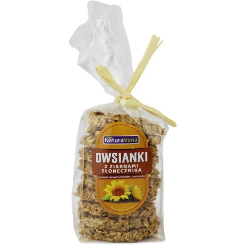 CIASTKA OWSIANKI Z ZIARNAMI SŁONECZNIKA 175 g - NATURAVENA NATURAVENA CIASTKA OWSIANKI Z ZIARNAMI SŁONECZNIKA 175 g - NATURAVENA NATURAVENA