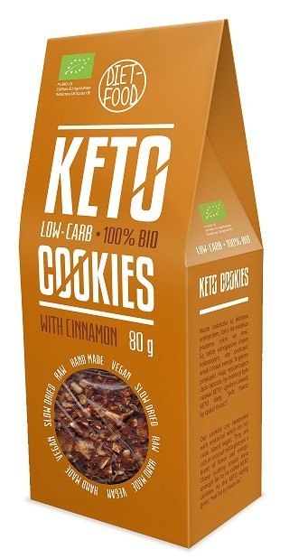CIASTKA Z CYNAMONEM KETO BIO 80 g - DIET-FOOD DIET-FOOD CIASTKA Z CYNAMONEM KETO BIO 80 g - DIET-FOOD DIET-FOOD
