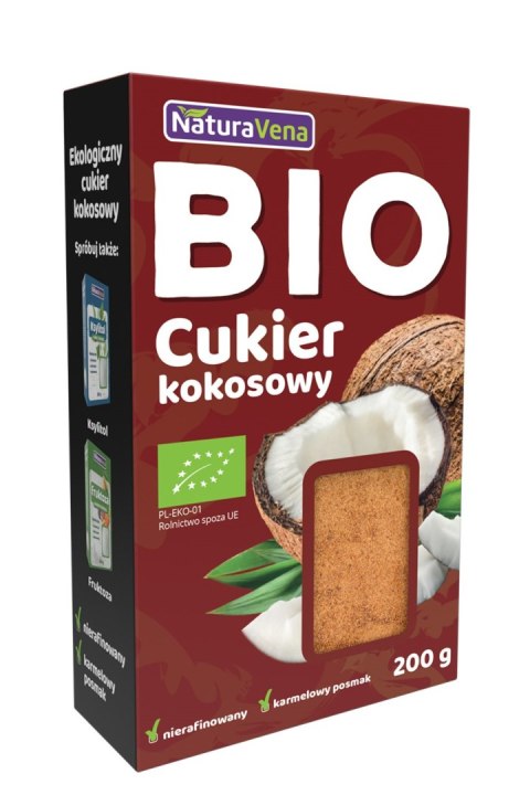 CUKIER KOKOSOWY BIO 200 g - NATURAVENA NATURAVENA BIO CUKIER KOKOSOWY BIO 200 g - NATURAVENA NATURAVENA BIO