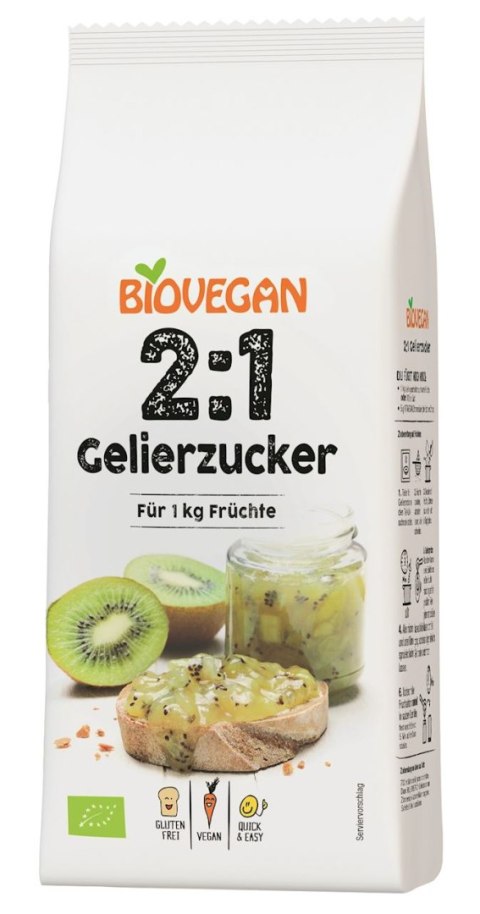 CUKIER ŻELUJĄCY 2:1 BEZGLUTENOWY BIO 500 g - BIOVEGAN (PRODUKT SEZONOWY) BIOVEGAN (dodatki do wypieków, drożdże) CUKIER ŻELUJĄCY 2:1 BEZGLUTENOWY BIO 500 g - BIOVEGAN (PRODUKT SEZONOWY) BIOVEGAN (dodatki do wypieków, drożdże)