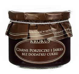 CZARNE PORZECZKI I JABŁKA BEZ DODATKU CUKRÓW 310 g - KROKUS KROKUS (przetwory owocowe i warzywne)
