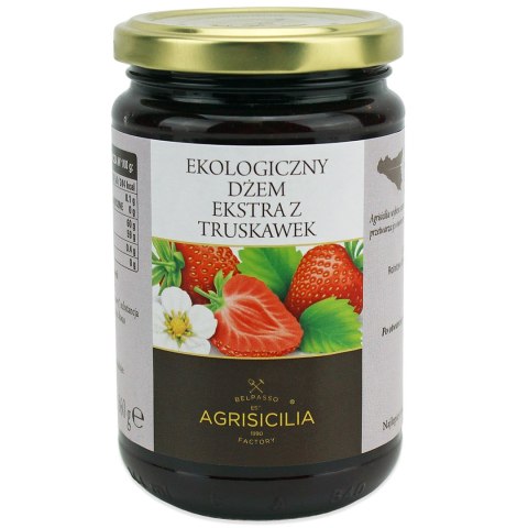 DŻEM EKSTRA Z TRUSKAWEK BIO 360 g - AGRISICILIA AGRISICILIA (marmolady, krem pistacjowy) DŻEM EKSTRA Z TRUSKAWEK BIO 360 g - AGRISICILIA AGRISICILIA (marmolady, krem pistacjowy)