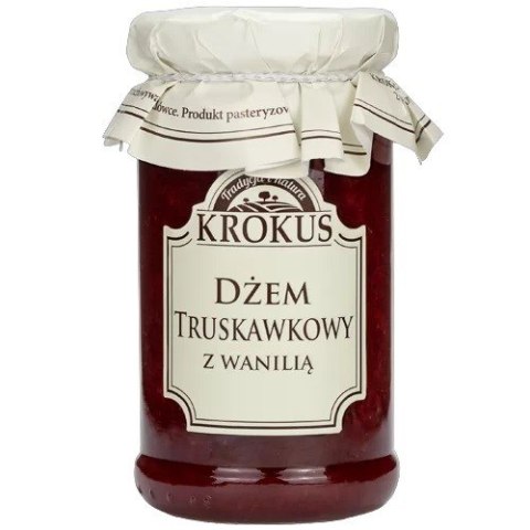 DŻEM TRUSKAWKOWY Z WANILIĄ O OBNIŻONEJ ZAWARTOŚCI CUKRU BEZGLUTENOWY 235 g - KROKUS KROKUS (przetwory owocowe i warzywne) DŻEM TRUSKAWKOWY Z WANILIĄ O OBNIŻONEJ ZAWARTOŚCI CUKRU BEZGLUTENOWY 235 g - KROKUS KROKUS (przetwory owocowe i warzywne)