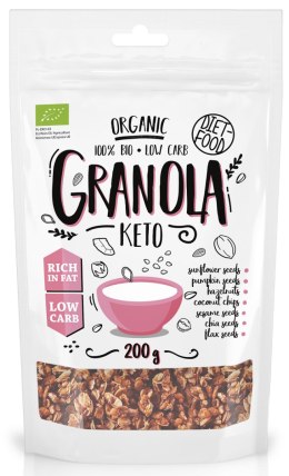 GRANOLA KETO BIO 200 g - DIET-FOOD DIET-FOOD