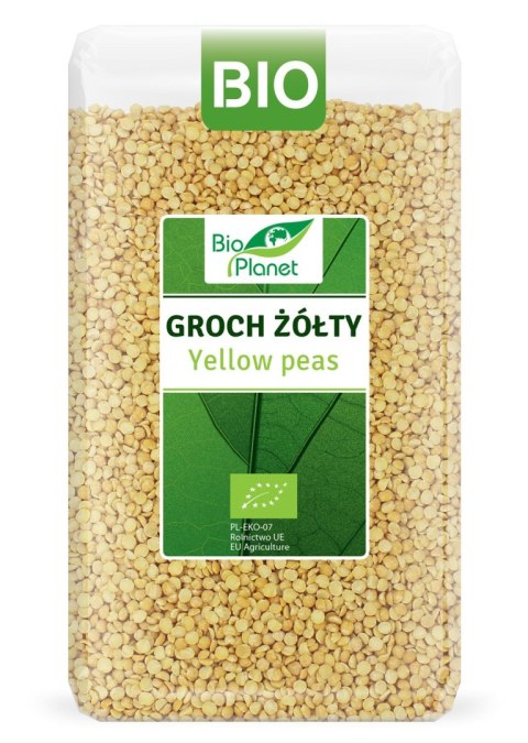 GROCH ŻÓŁTY BIO 1 kg - BIO PLANET BIO PLANET - seria ZIELONA (strączkowe) GROCH ŻÓŁTY BIO 1 kg - BIO PLANET BIO PLANET - seria ZIELONA (strączkowe)