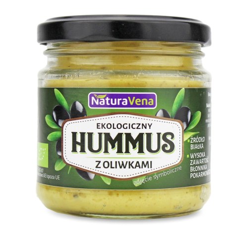 HUMMUS Z OLIWKAMI BIO 185 g - NATURAVENA NATURAVENA BIO HUMMUS Z OLIWKAMI BIO 185 g - NATURAVENA NATURAVENA BIO