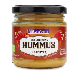 HUMMUS Z PAPRYKĄ BIO 185 g - NATURAVENA NATURAVENA BIO