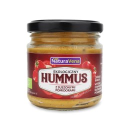 HUMMUS Z SUSZONYMI POMIDORAMI BIO 185 g - NATURAVENA NATURAVENA BIO