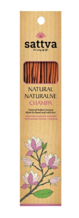 KADZIDŁO INDYJSKIE CHAMPA (15 szt.) 30 g - SATTVA (WELLNESS) SATTVA (kadzidła, kosmetyki)