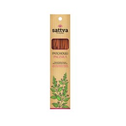 KADZIDŁO INDYJSKIE PACZULA (15 szt.) 30 g - SATTVA SATTVA (kadzidła, kosmetyki)