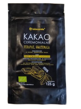 KAKAO CEREMONIALNE TABLICZKA BIO 125 g - ISLAVERDE (SEGURA) ISLAVERDE (kakao)