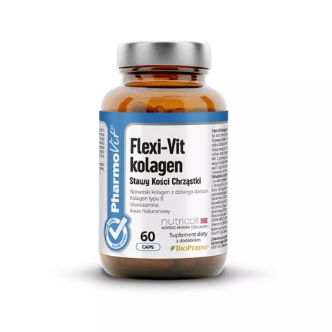 KAPSUŁKI NA WSPARCIE STAWÓW, KOŚCI I CHRZĄSTEK FLEXI-VIT KOLAGEN BEZGLUTENOWE 60 szt. - PHARMOVIT (CLEAN LABEL) PHARMOVIT (suplementy diety) KAPSUŁKI NA WSPARCIE STAWÓW, KOŚCI I CHRZĄSTEK FLEXI-VIT KOLAGEN BEZGLUTENOWE 60 szt. - PHARMOVIT (CLEAN LABEL) PHARMOVIT (suplementy diety)