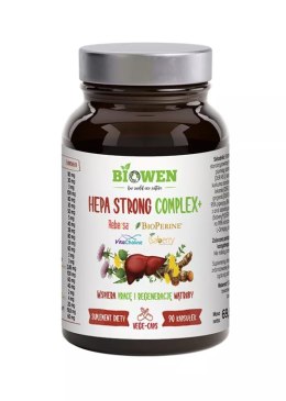 KAPSUŁKI NA WSPARCIE WĄTROBY HEPA STRONG COMPLEX+ 90 szt. - BIOWEN BIOWEN (suplementy diety)