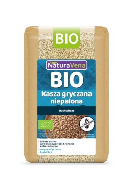 KASZA GRYCZANA NIEPALONA BEZGLUTENOWA BIO 500 g - NATURAVENA NATURAVENA BIO