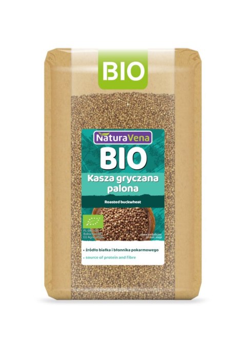 KASZA GRYCZANA PALONA BIO 1 kg - NATURAVENA NATURAVENA BIO KASZA GRYCZANA PALONA BIO 1 kg - NATURAVENA NATURAVENA BIO