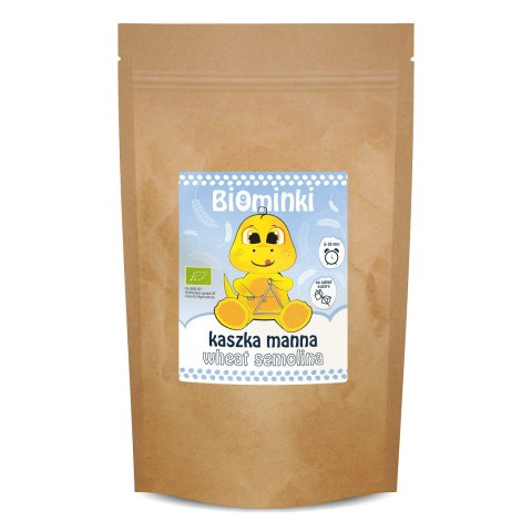KASZKA MANNA BEZ DODATKU CUKRÓW BIO 500 g - BIOMINKI BIOMINKI (przekąski dla dzieci, kaszki) KASZKA MANNA BEZ DODATKU CUKRÓW BIO 500 g - BIOMINKI BIOMINKI (przekąski dla dzieci, kaszki)