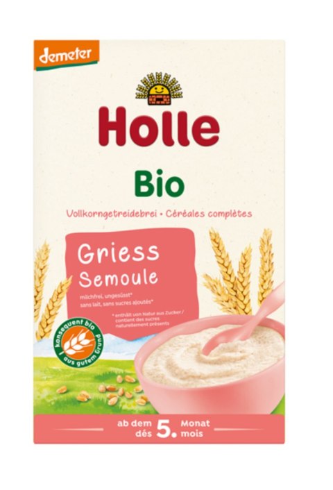 KASZKA PEŁNOZIARNISTA BEZ DODATKU CUKRÓW OD 5 MIESIĄCA DEMETER BIO 250 g - HOLLE HOLLE (żywność dla niemowląt) KASZKA PEŁNOZIARNISTA BEZ DODATKU CUKRÓW OD 5 MIESIĄCA DEMETER BIO 250 g - HOLLE HOLLE (żywność dla niemowląt)