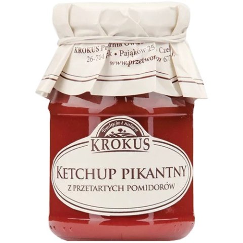 KETCHUP PIKANTNY BEZGLUTENOWY 180 g - KROKUS KROKUS (przetwory owocowe i warzywne) KETCHUP PIKANTNY BEZGLUTENOWY 180 g - KROKUS KROKUS (przetwory owocowe i warzywne)