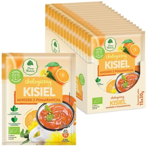KISIEL INSTANT PIGWOWIEC Z POMARAŃCZĄ BEZGLUTENOWY BIO 30 g - DARY NATURY DARY NATURY - inne