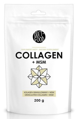 KOLAGEN WOŁOWY + MSM INSTANT 200 g - DIET-FOOD DIET-FOOD