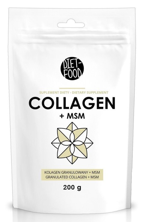 KOLAGEN WOŁOWY + MSM INSTANT 200 g - DIET-FOOD DIET-FOOD KOLAGEN WOŁOWY + MSM INSTANT 200 g - DIET-FOOD DIET-FOOD