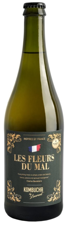 KOMBUCHA O SMAKU LAWENDY I ROZMARYNU (CHARLES BAUDELAIRE) BIO 750 ml - KOMBUCHA BY LAURENT (PLATINIUM) KOMBUCHA BY LAURENT (kombucha)