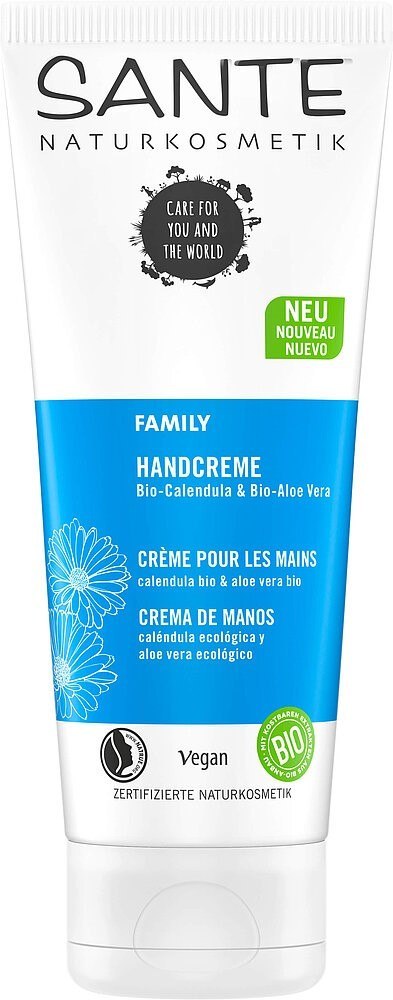 KREM DO RĄK RODZINNY NAGIETEK I ALOES ECO 100 ml - SANTE SANTE (kosmetyki) KREM DO RĄK RODZINNY NAGIETEK I ALOES ECO 100 ml - SANTE SANTE (kosmetyki)