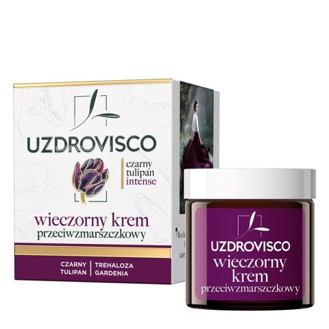 KREM DO TWARZY PRZECIWZMARSZCZKOWY NA NOC 50 ml - UZDROVISCO (CZARNY TULIPAN INTENSE) UZDROVISCO (kosmetyki) KREM DO TWARZY PRZECIWZMARSZCZKOWY NA NOC 50 ml - UZDROVISCO (CZARNY TULIPAN INTENSE) UZDROVISCO (kosmetyki)