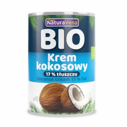 KREM KOKOSOWY 17 % BIO 400 ml - NATURAVENA NATURAVENA BIO