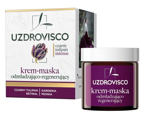 KREM - MASKA DO TWARZY ODMŁADZAJĄCO - REGENERUJĄCA 50 ml - UZDROVISCO (CZARNY TULIPAN INTENSE) UZDROVISCO (kosmetyki) KREM - MASKA DO TWARZY ODMŁADZAJĄCO - REGENERUJĄCA 50 ml - UZDROVISCO (CZARNY TULIPAN INTENSE) UZDROVISCO (kosmetyki)